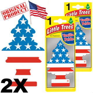 2 Aromatizantes Cheirinho Carro Little Trees Vanilla Pride - Odor Limpeza Perfume Fragância e Acessório