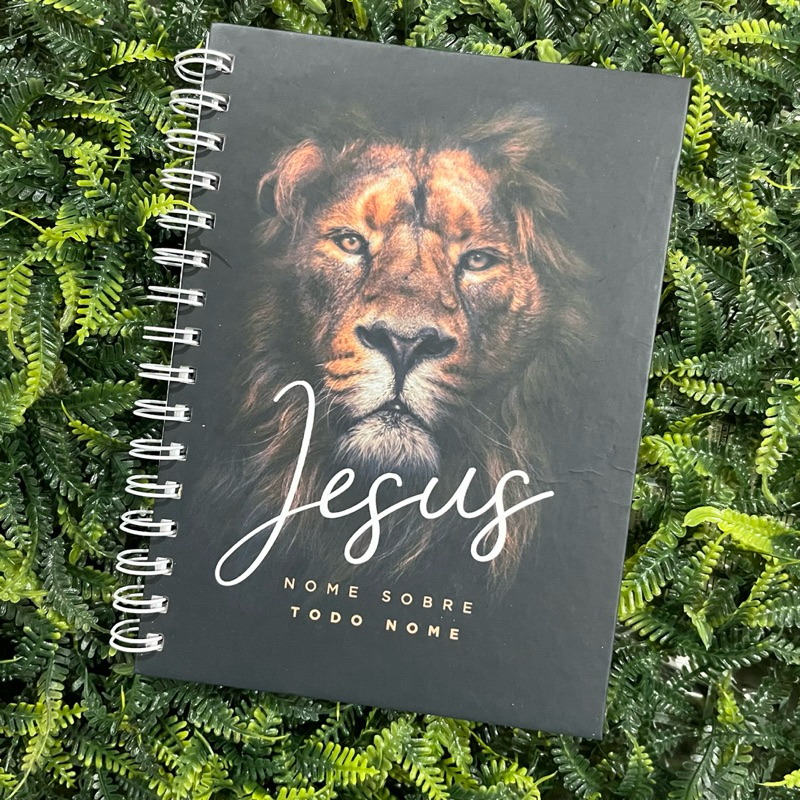 Caderno Devocional Masculino Jesus Leão - Momento com Deus