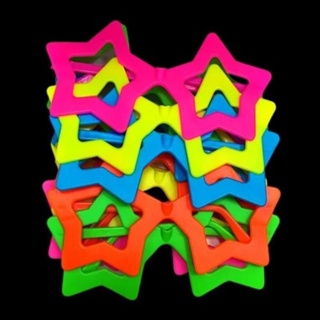 ÓCULOS ESTRELA NEON BRILHA NA LUZ NEGRA em Oferta na Shopee