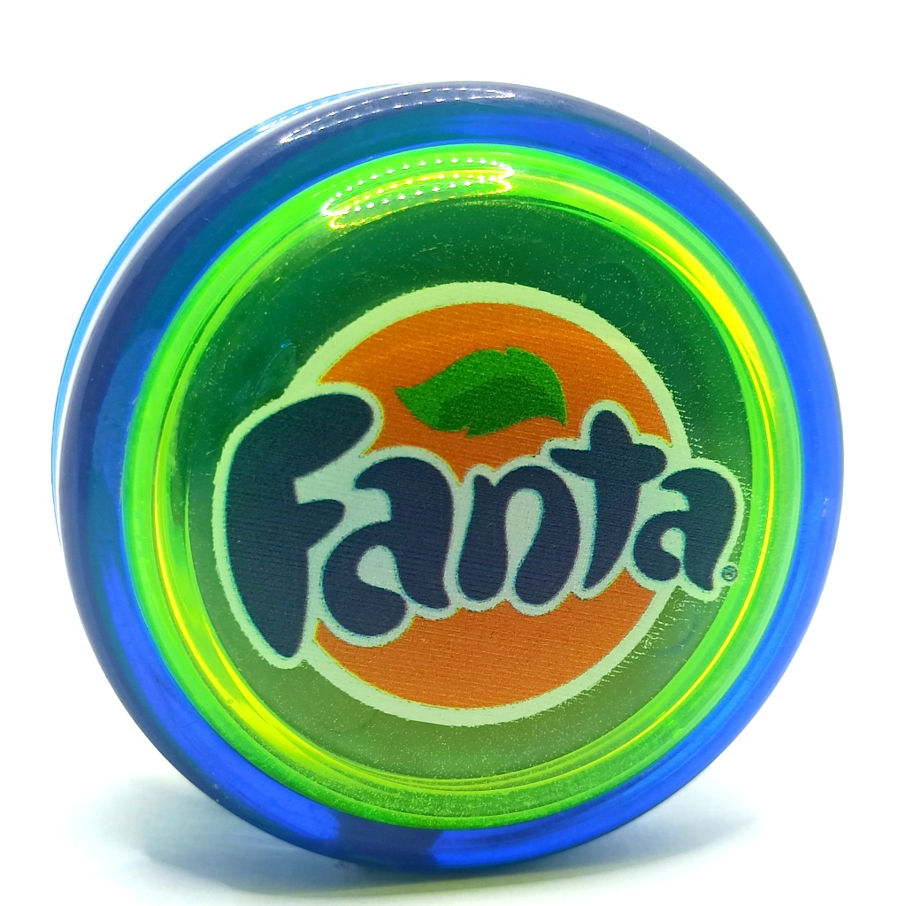 yoyo Profissional Fanta retrô ioio super da Coca-cola com eixo fixo e + 3 cordas de poliéster