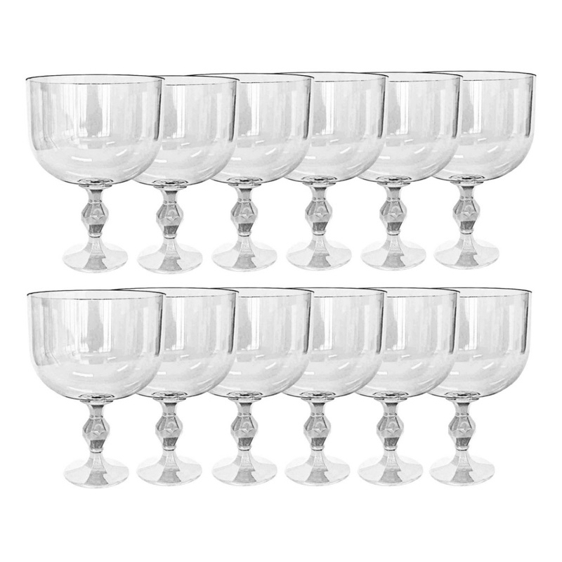 CAIXA C/ 12 TAÇA AMERICANA EXCLUSIVE LSC 1,250 ml SOBREMESA NATAL S/TAMPA .// em Oferta na Shopee