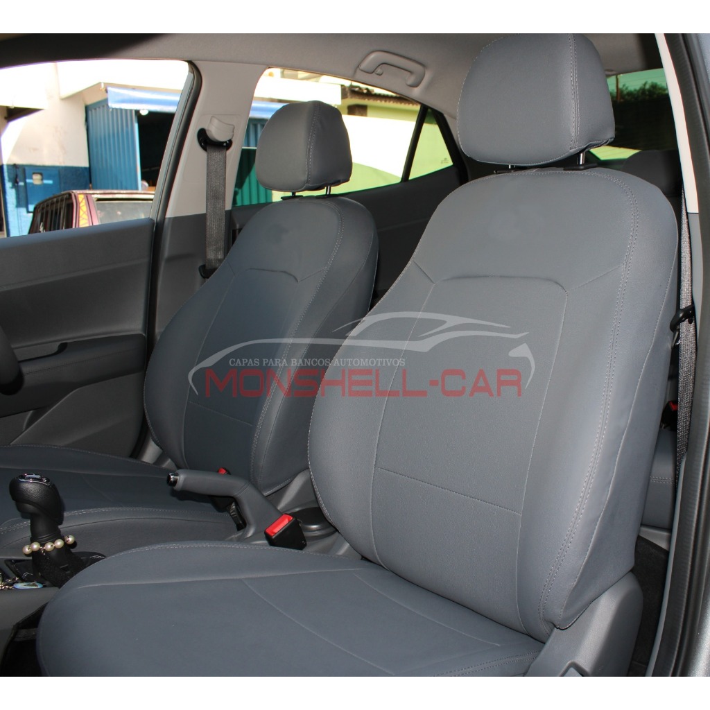 Capa De Bancos Automotivos Carro em Couro HB20 2020 à 2025 em Oferta na Shopee