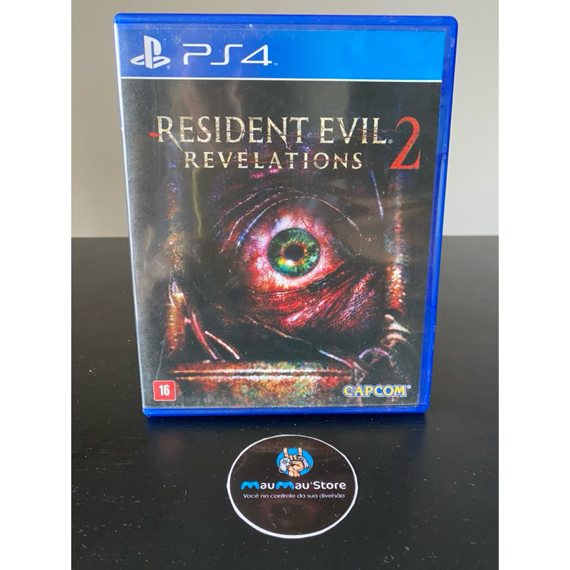 Resident Evil Revelations 2 P.S.4 Edição Exclusiva Brasil - Mídia Física Original Usado Jogos de Playstation Jogos de Terror Jogo de Tiro Zumbi