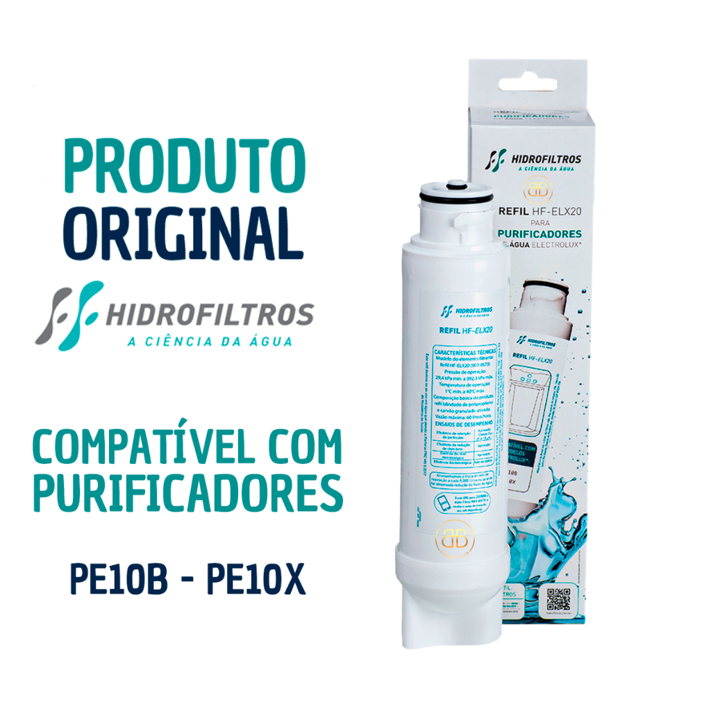 Pe10b Pe10x Refil Filtro Compatível Com Electrolux Linha Pe Pe10 Pappca20