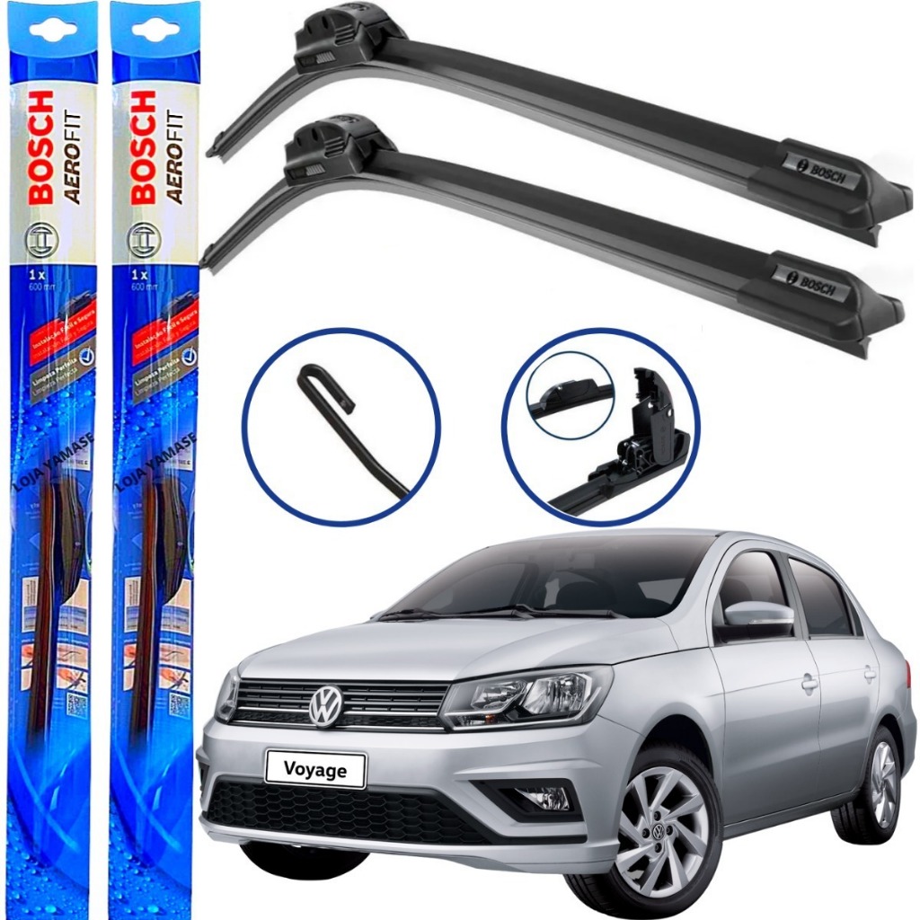 Par Palheta Aerofit Vw Gol Saveiro Voyage G5 Original Bosch - Spare Parts and Accessories for Vehicles