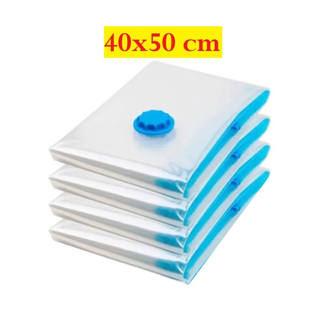 Saco Para Embalar Á Vácuo Fácil De Usar  40x50cm Para Organização E Proteção Das Roupas Prático E Útil em Oferta na Shopee