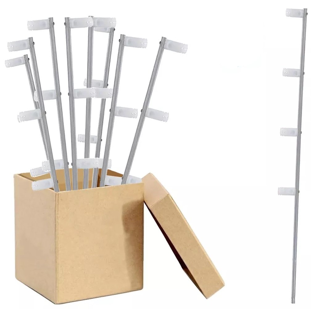 20pcs Haste Estrela De Aluminio Cerca Eletrica 4 Isoladores