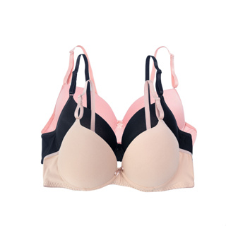 Kit 3 Sutiã Lingerie Sutian com Bojo Confortável liso Soutien com Preço de Fábrica em Oferta na Shopee