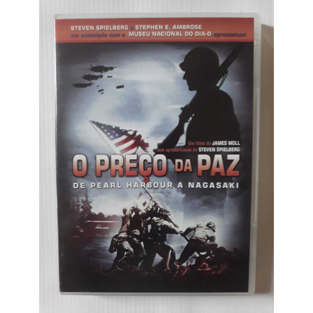 Dvd O Preço da Paz - De Pearl Harbor a Nagasaki (2002) - Original Usado