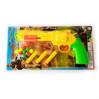 Pistola De Brinquedo Lançador De Dardos E Bolinhas Tipo Nerf em Oferta na Shopee