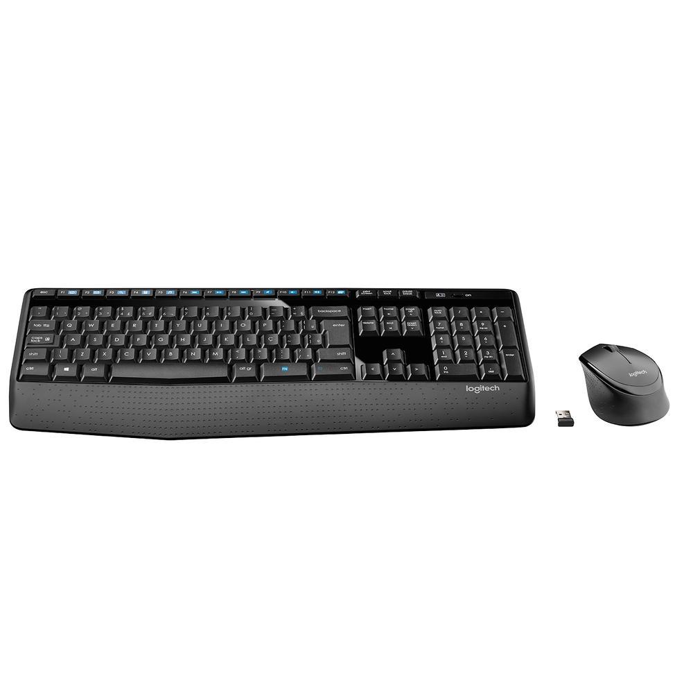 Teclado e Mouse (Combo) Sem Fio Logitech MK345