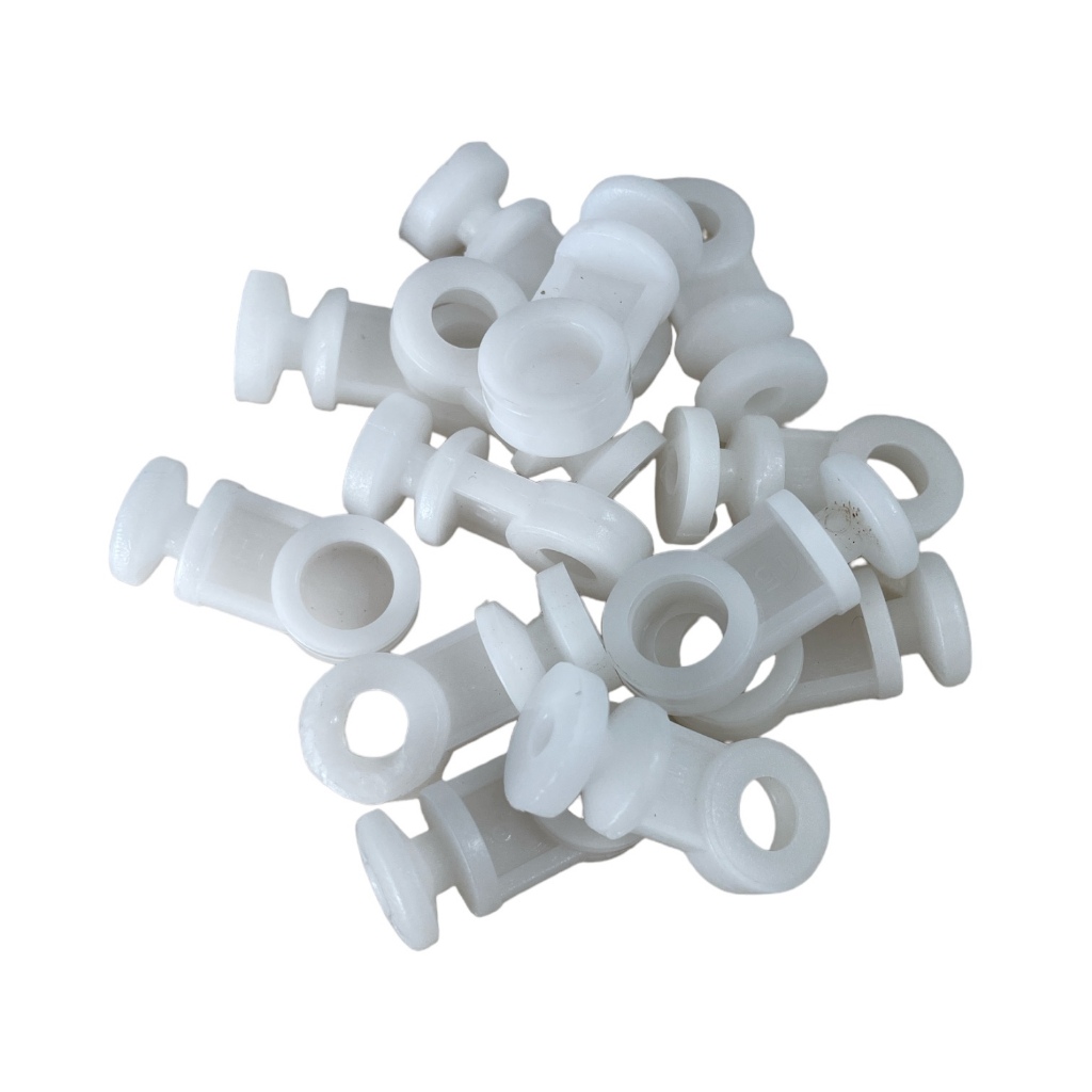 Kit 50 unid deslizante redondo para cortina wave modelo botão smart em Oferta na Shopee