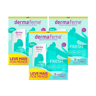 Sabonete Íntimo Dermafeme Refrescante 3 Caixas