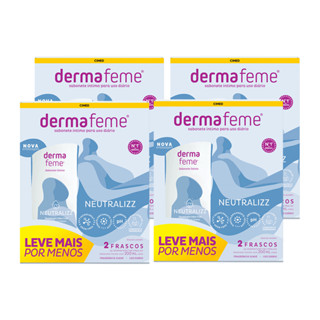 Sabonete Íntimo Dermafeme Neutralizador De Odor 4 Caixas