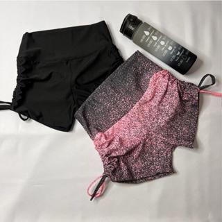 Kit 2 Shorts Cordinha Lateral Ajustável Suplex Fitness Sem Transparência Academia Treino