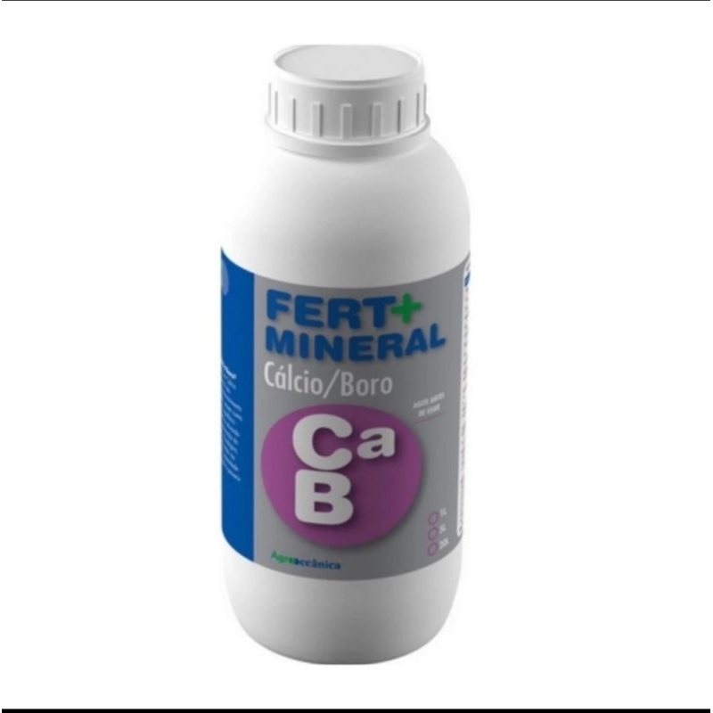 Fertilizante Cálcio E Boro Com Aminoácidos Fert+ Mineral Agrooceânica - 1 Litro