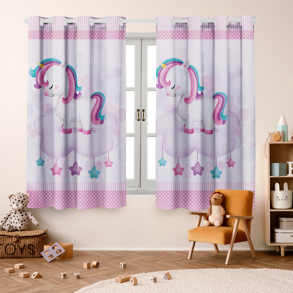 Cortina para Quarto Unicórnio: Onde Comprar | BuscaProdutos