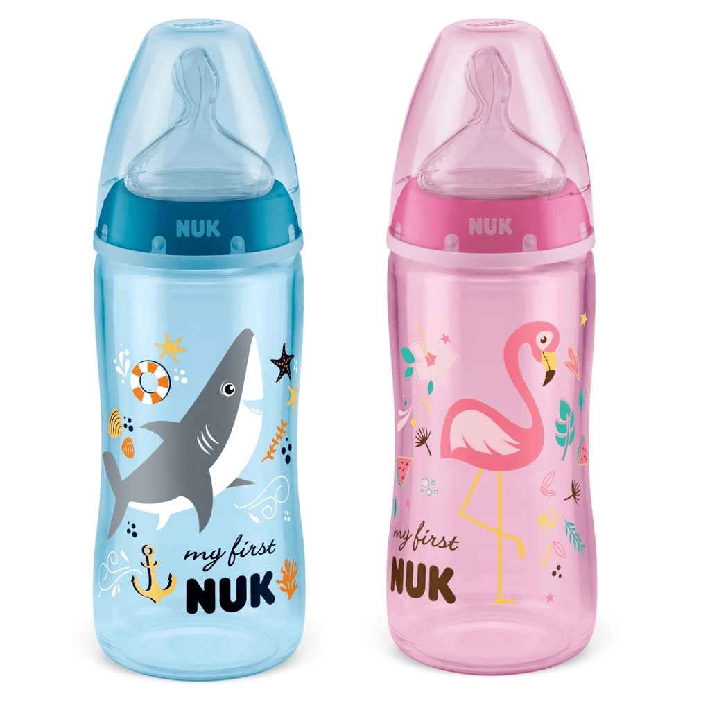 Mamadeira Nuk My First 300ml Soft Flex Air System 6 a 18 meses