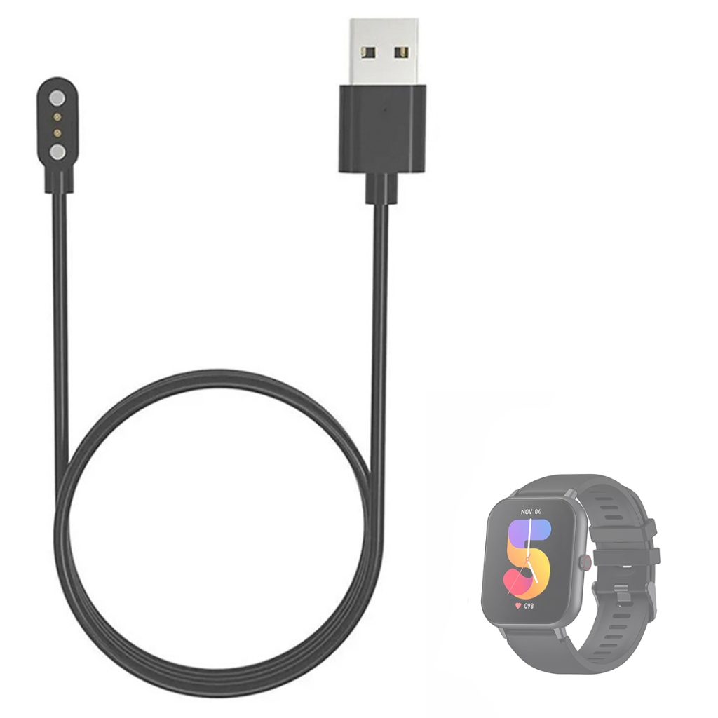 Carregador Usb Compatível Com Smartwatch Zeblaze Btalk Lite magnetico Magnético