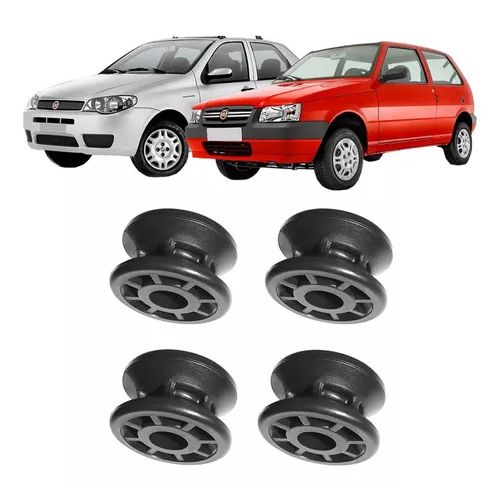 Kit 08 Roldana Carretel Do Banco Fiat Palio Uno Prêmio Siena