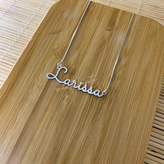 Colar Com Nome Personalizado - Prata 925