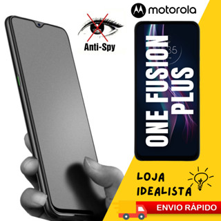 Película Fosca Privacidade TPU Soft P/ Moto One Fusion Plus Matte Antispy Hidrogel Envio Imediato