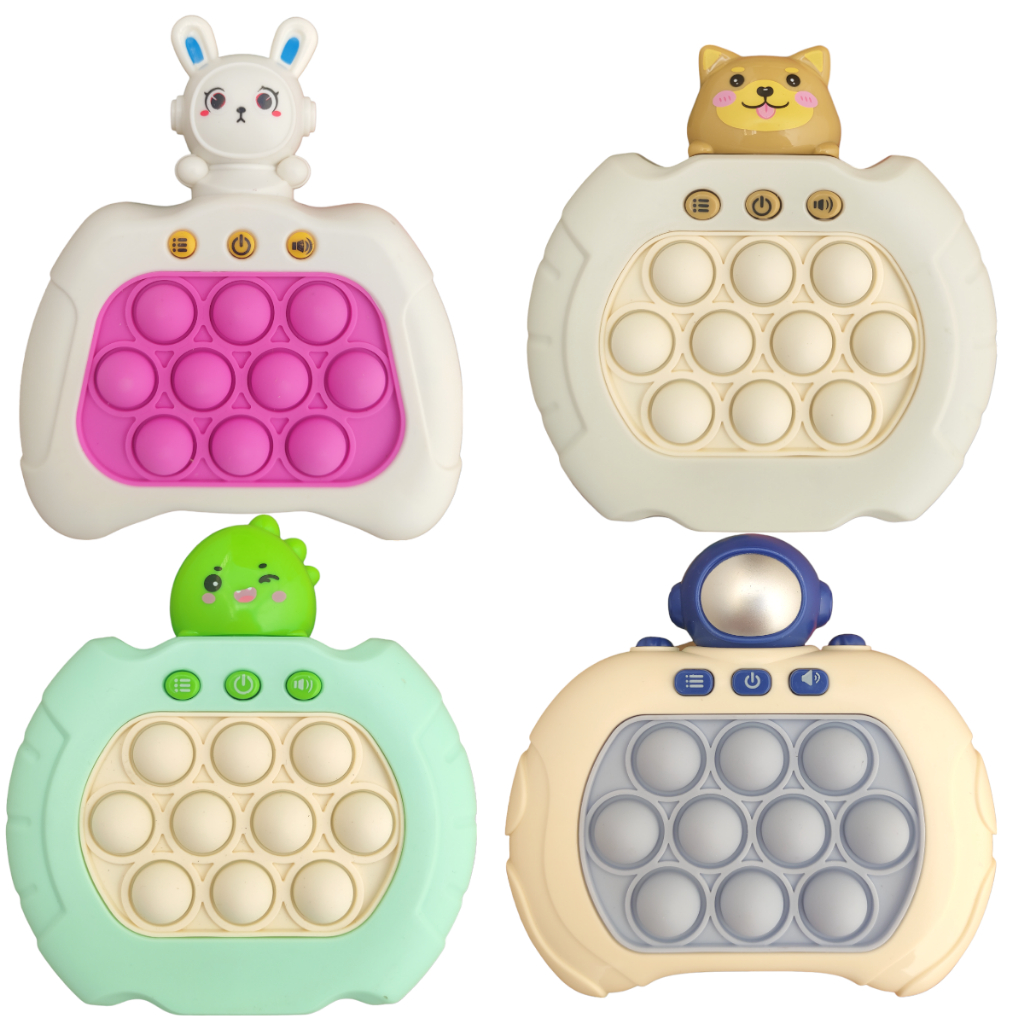Pop It Mini Gamer Brinquedo Anti Stress Jogo da Memória Eletrônico Toy Fidget Fast Push Bubble com Luz e Som