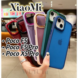 Capa Capinha Space Acrilica Colorida Fosca Para XiaoMi POCO F5/F5 PRO/X5 PRO 5G
