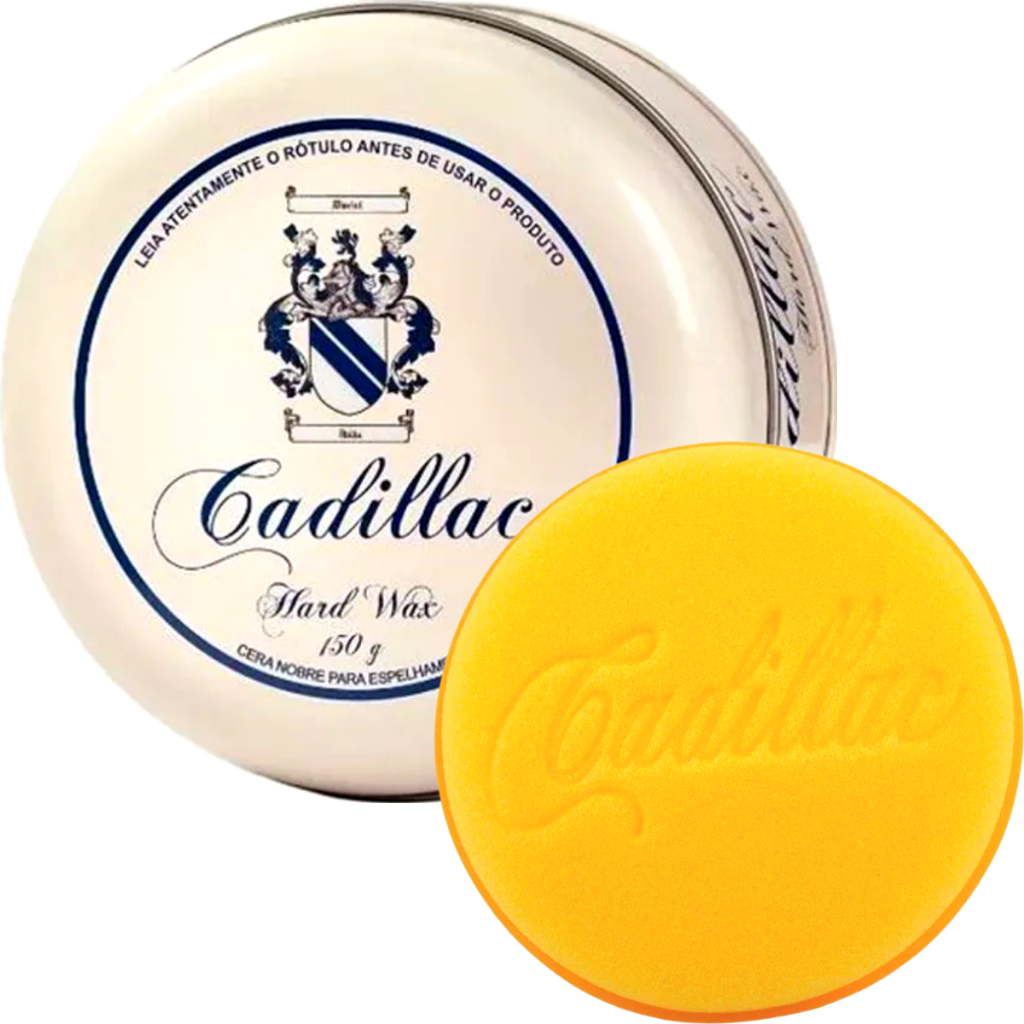 Cera de Carnaúba Hard Wax Brilho Espelhado 150g Cadillac em Oferta na Shopee