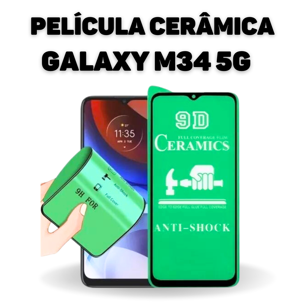 Película de Cerâmica 9D Galaxy M34 5G