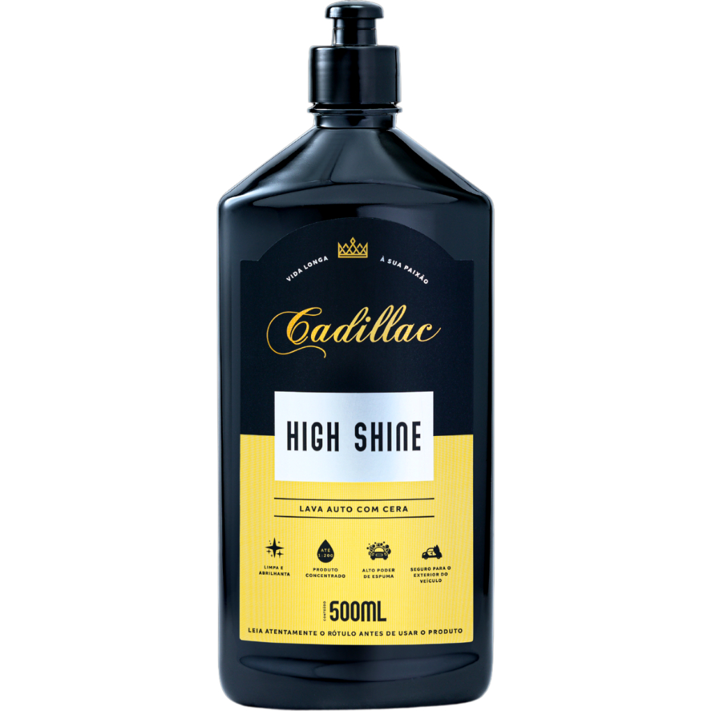 High Shine Produto para Lavar Carros Shampoo com Cera Cadillac 500ml - Spare Parts and Accessories for Vehicles