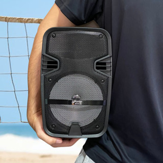 Caixinha De Som com Bateria Recarregável Bluetooth USB Fm Aux Sd 40w MV6