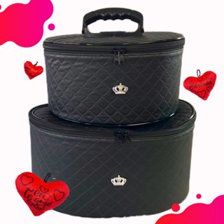KIT Frasqueira Maleta Maquiagem Necessaire M + G