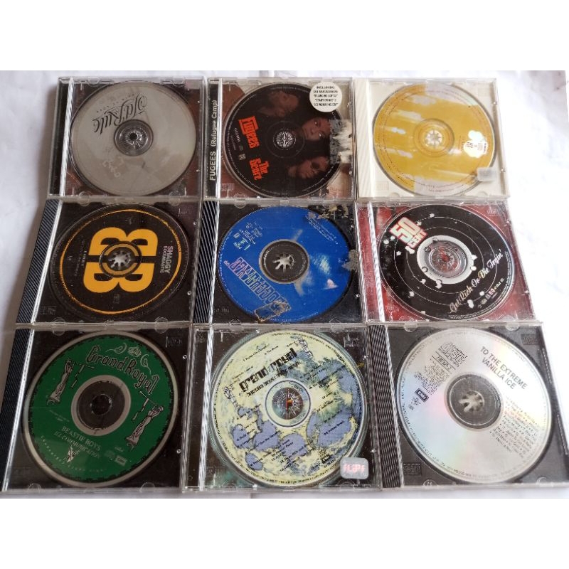 Cds Rap hip Hop internacional sem capa frontal