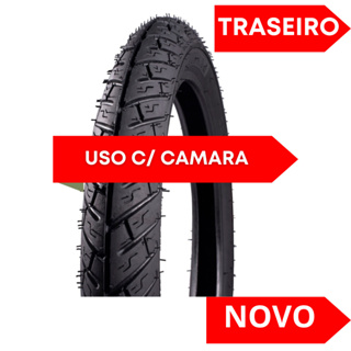 PNEU TRASEIRO 90/90-18 TITAN 150 CG 125 FAN 160 HONDA YAMAHA YBR AGGRESSIVE NOVO em Oferta na Shopee