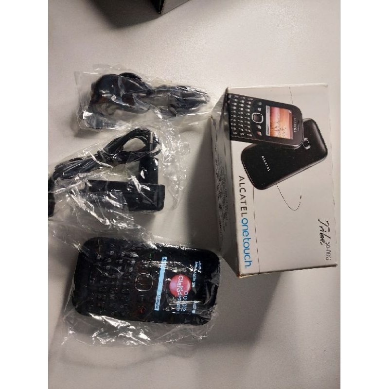 Celular Alcatel 3 rádio FM sem fio NÃO FUNCIONA CHIP, semi Caixa Alcatel 3000G