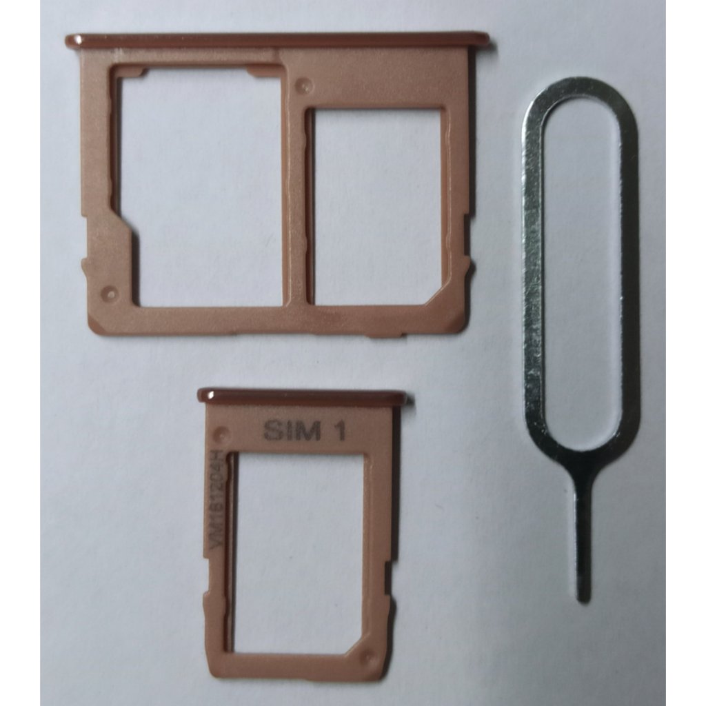 Bandeja Gaveta Slot de Chip J4 Plus J6 Plus Dourada
