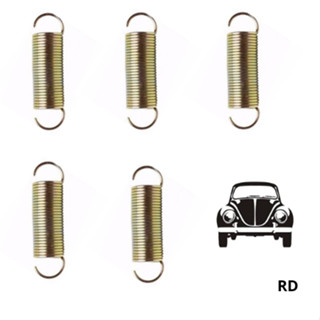 Kit 5 Molas Acelerador Carburador Simples Fusca Brasilia Kombi