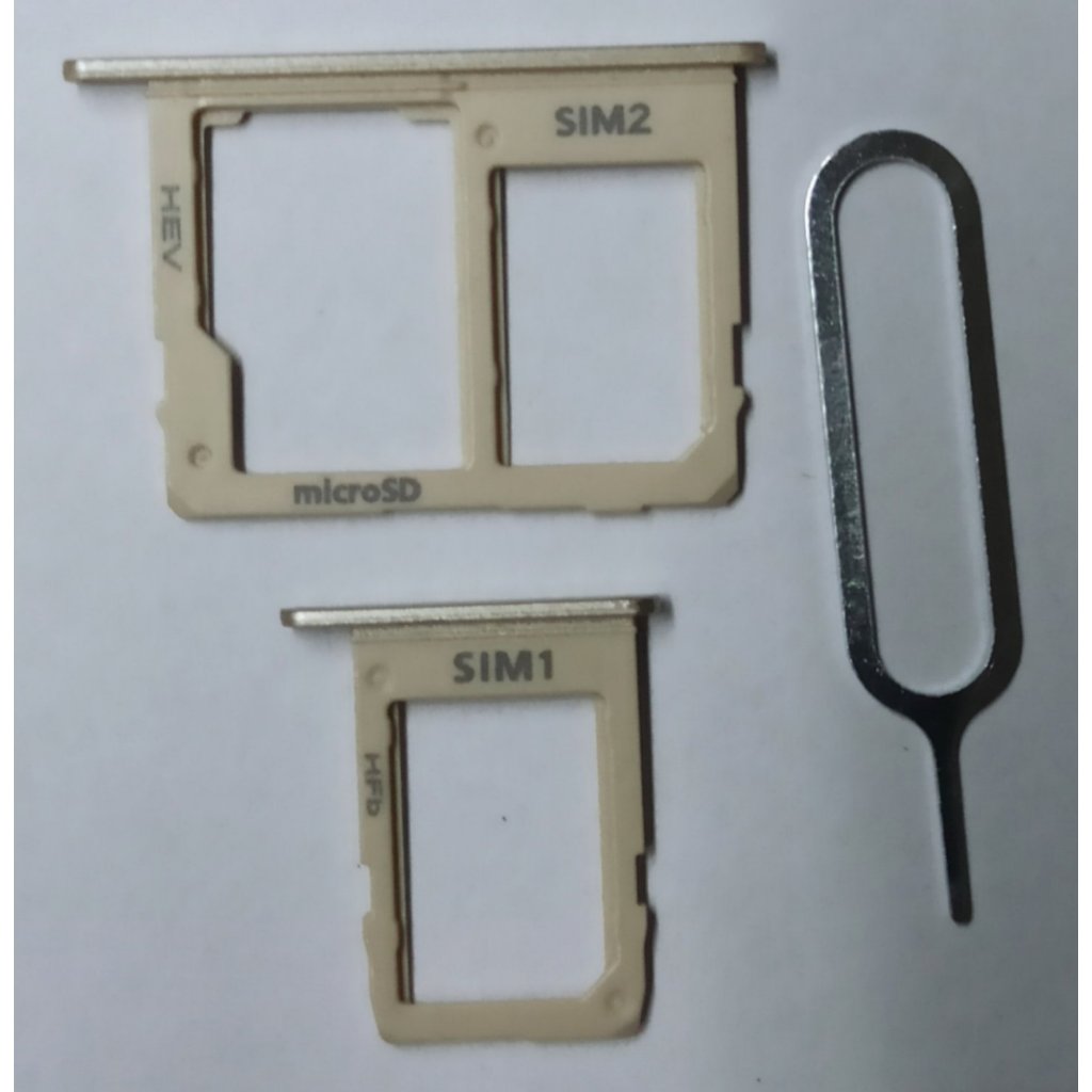 Bandeja Gaveta Slot de Chip Compativel J6 - J600 - J8 - J800 Dourada ( envio imediato )