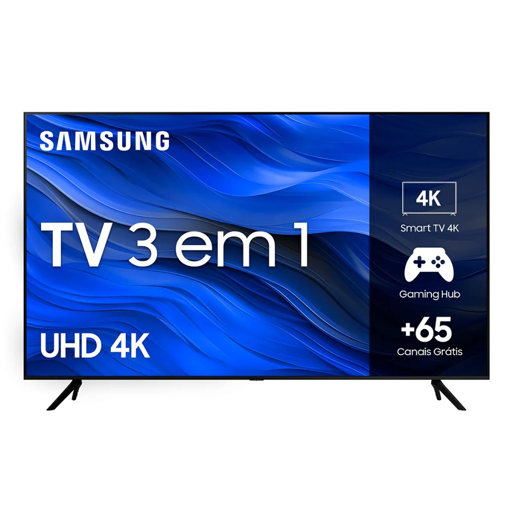 Smart Tv 50'' 4k Uhd 50cu7700 2023 Preta Samsung