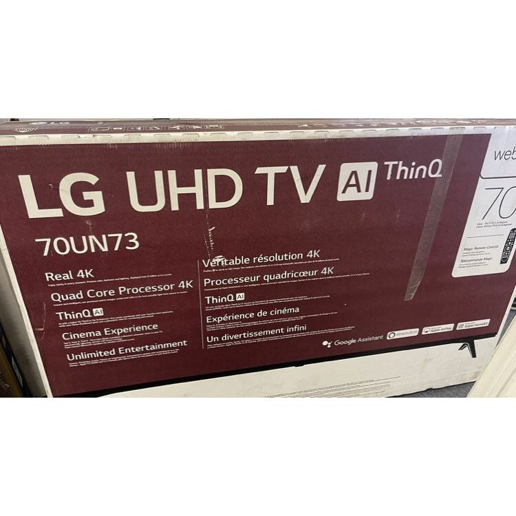 LG UHD 70 POLEGADAS SMART WEB OS TV 70UN73