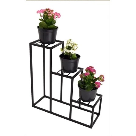 Floreira 3 Andares Ferro Suporte Plantas Jardim Suportes Para Plantas