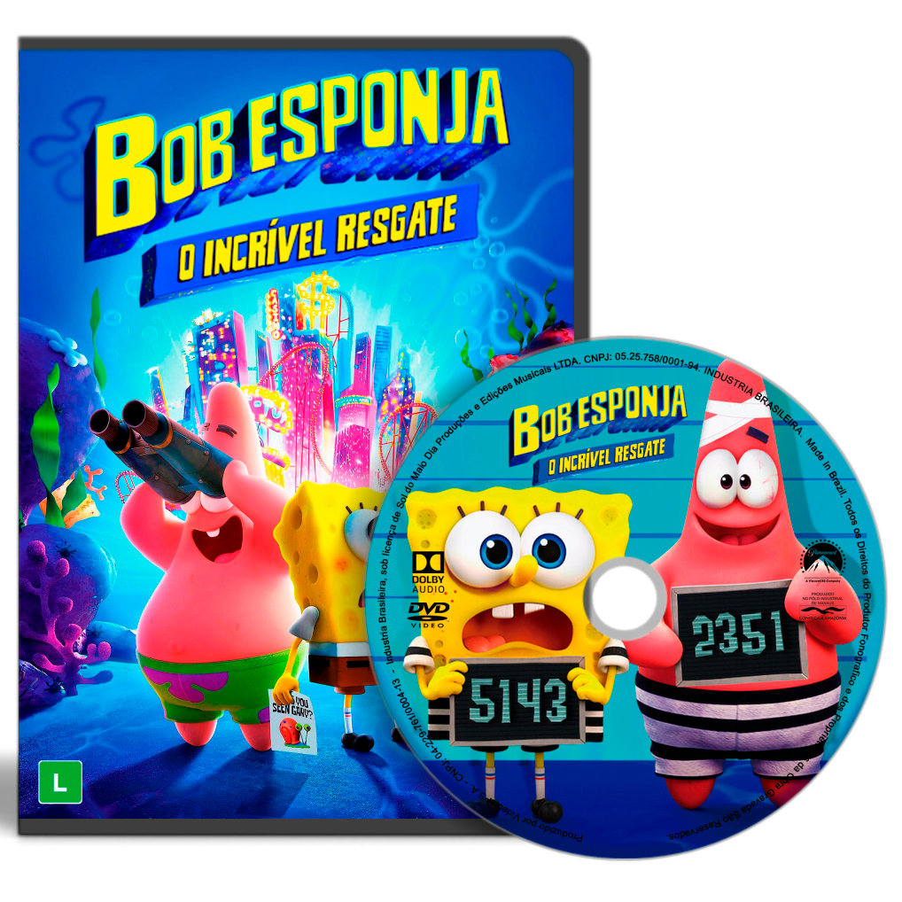 DVD - Bob Esponja - O Incrível Resgate
