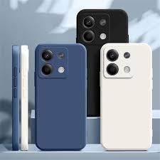 Kit 2X1 Xiaomi Redmi Note 13 5G - Capa Silicone Aveludada Colorida + Película Frontal em Ceramica 9D