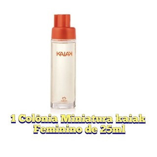 Miniatura Colônia Kaiak Feminino Natura 25ml