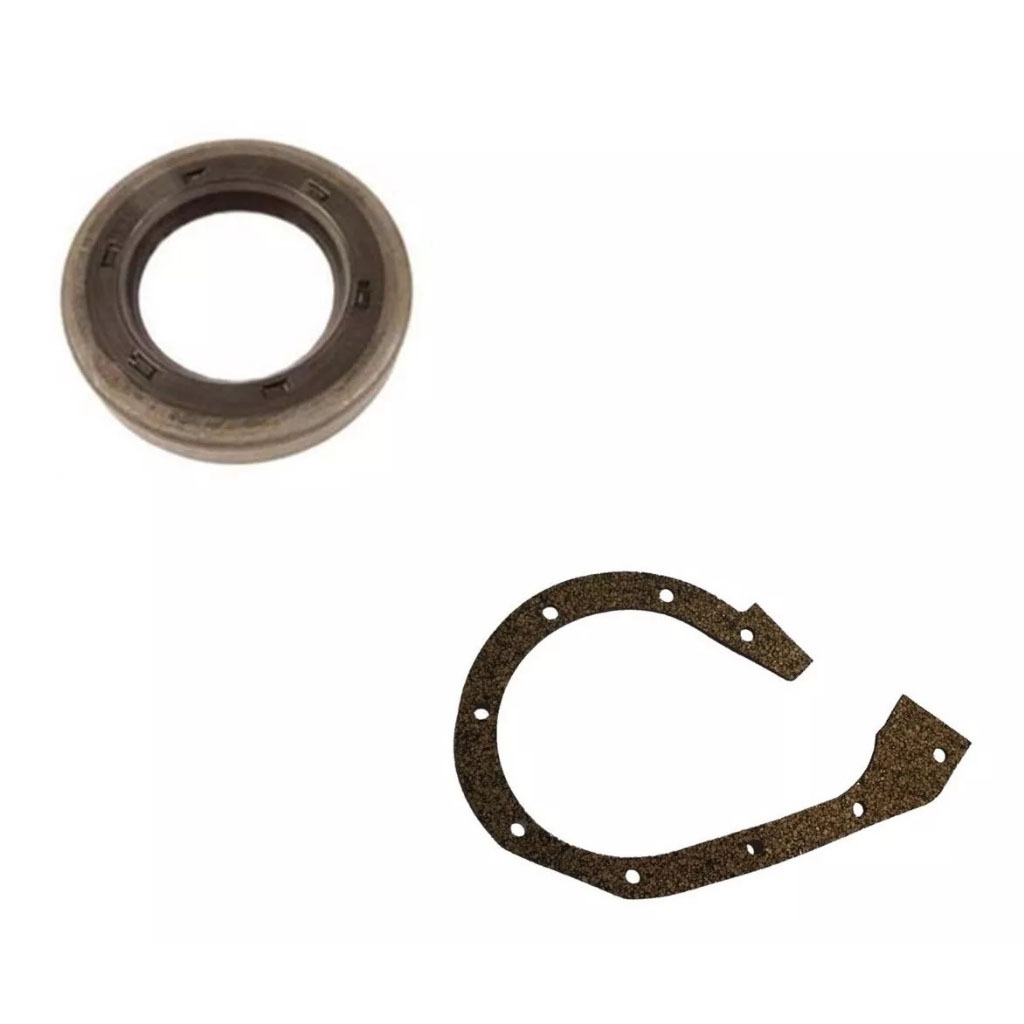 Retentor e Junta Polia Tampa Virabrequim 6cc Jeep Willys Cj5 Rural F75