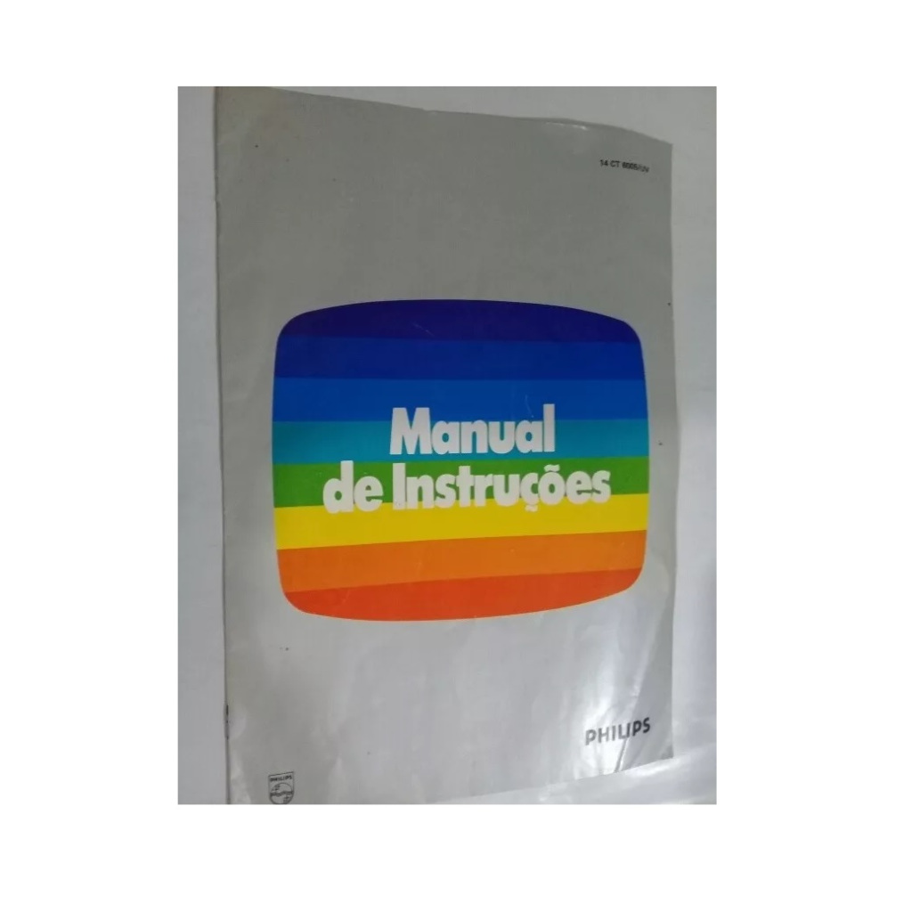 Manual De Instruções Da Tv 14 Polegadas Philips Anos 80