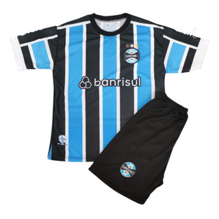 Kit Infantil Grêmio Imortal Tricolor Gaúcho Futebol - Cor Listrada