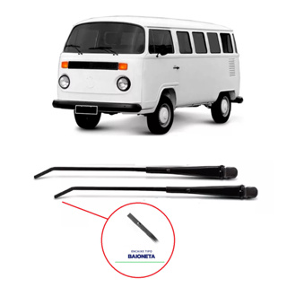 Par Braço Haste Suporte do Limpador Palheta Dianteiro Vw Kombi Clipper 1975/2014 em Oferta na Shopee