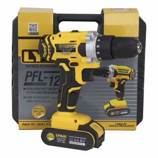 PARAFUSADEIRA 12V SEM IMPACTO COM MALETA Lynus PFL-12SI